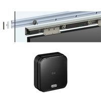 JNF Linear Polaris automatische schuifrail set 3000 mm met Airkey wandlezer opbouw - thumbnail