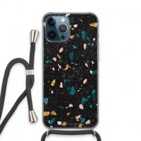 Terrazzo N°10: iPhone 13 Pro Max Transparant Hoesje met koord