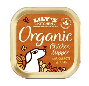 Lily's Kitchen Organic Chicken Supper Kip, Vis, Varkensvlees Universeel 150 g