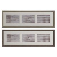 Fotolijsten Home ESPRIT Bruin Natuurlijk Kristal polyestyreen Stads 56 X 3 X 18 cm (2 Stuks)