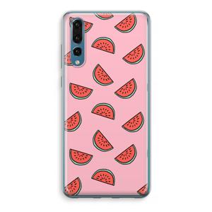 Watermeloen: Huawei P20 Pro Transparant Hoesje