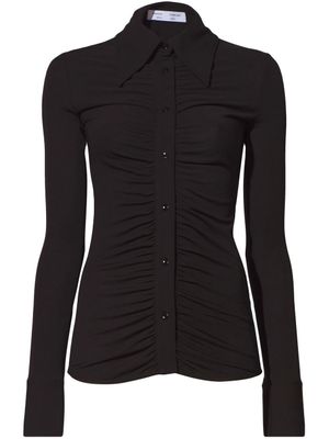 Proenza Schouler White Label chemise en crêpe - Noir