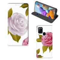 Samsung Galaxy A21s Smart Cover Roses