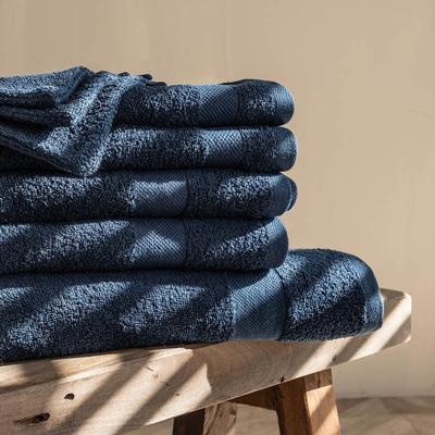 2 PACK Hotel Gastendoekjes Navy Fresh And Co - Dekbed-Discounter.nl