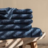 2 PACK Hotel Gastendoekjes Navy Fresh And Co - Dekbed-Discounter.nl