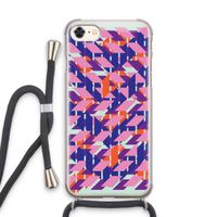 Skew Blush 3: iPhone 8 Transparant Hoesje met koord