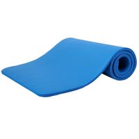 Yoga mat Blauw 1 cm dik, fitnessmat, pilates, aerobics - thumbnail