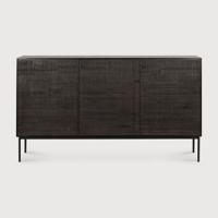 Ethnicraft Dressoir 'Grooves' Gevernist Teakhout, 152cm