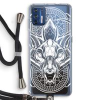 Oh Deer: Motorola Moto G9 Plus Transparant Hoesje met koord