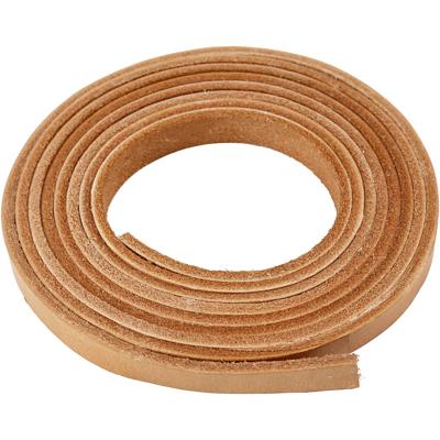Creativ Company Leerband, b: 10 mm, dikte 3 mm, naturel, 2 m/ 1 doos