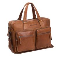 Chesterfield Laptoptas Misha A4 17&apos;&apos; Cognac