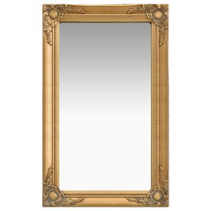 VidaXL Wandspiegel barok stijl 50x80 cm goudkleurig