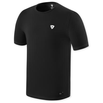 REV'IT! Eddie T-shirt, T-shirts en sweaters voor de motorrijder, Zwart