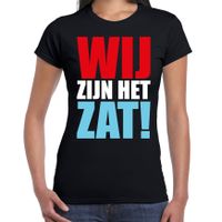 Wij zijn het zat protest t-shirt zwart voor dames - thumbnail