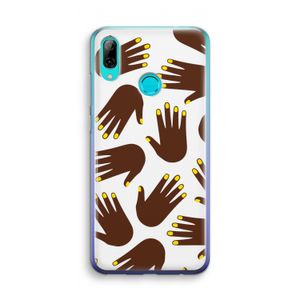 Hands dark: Huawei P Smart (2019) Transparant Hoesje