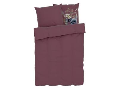 LIVARNO home Satijnen dekbedovertrek 200 x 200 cm (Bordeaux)