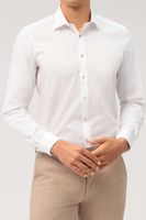 OLYMP Level Five Body Fit Overhemd ML6 (vanaf 68 CM) wit