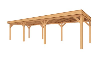 YARD Outdoor SUBLIME Buitenverblijf Plat dak - 1000x350 cm- Plat dak- - YARD Outdoor