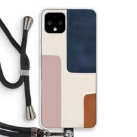 Geo #5: Pixel 4 Transparant Hoesje met koord