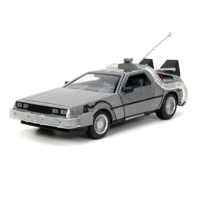 Back to the Future Hollywood Rides Diecast Model 1/24 Back to the Future 1 Time Machine Back to the Future Hollywood Rides Diecast Model 1/24 Back to the Future 1 Time Machine