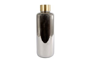 Vaas Sanne L zilver glas 10x10x36cm