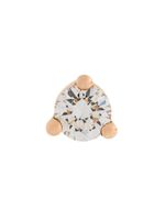 Delfina Delettrez 18kt gold Dots Solitaire diamond and pearl earring - Blanc