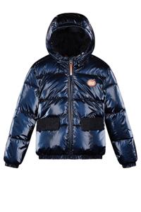 Moodstreet Meisjes winterjas - Julie - Navy blauw