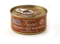 FISH4CATS Sardine and mackerel - nat kattenvoer - 70g