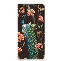 Motorola Moto E32 | Moto E32s Hoesje maken Pauw met Bloemen