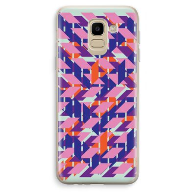 Skew Blush 3: Samsung Galaxy J6 (2018) Transparant Hoesje