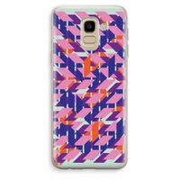 Skew Blush 3: Samsung Galaxy J6 (2018) Transparant Hoesje