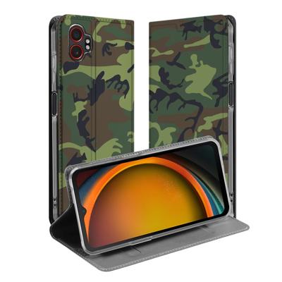 Samsung Galaxy Xcover 7 Pro | Bookcase | Army Dark