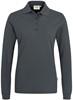 Hakro 215 Women's long-sleeved polo shirt MIKRALINAR® - Anthracite - M