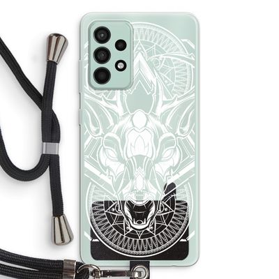 Oh Deer: Samsung Galaxy A52s 5G Transparant Hoesje met koord
