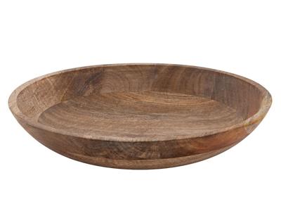 Charlotte - schalen - natuurlijk hout - mangohout - ø25 o. 30cm H6cm