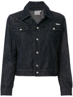 Versace Pre-Owned veste crop en jean - Bleu - thumbnail