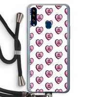 GIRL POWER: Samsung Galaxy A20s Transparant Hoesje met koord