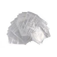 Gripzakjes/verpakkingszakjes - 100x - transparant - 50 x 76 mm/5 x 7,6 cm - hersluitbaar