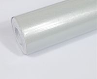 Fotobehang - Zelfklevende folie - deco folie zilver glitter,  60cm x 10 m - thumbnail