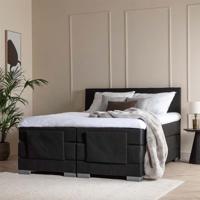 Elektrische Boxspring Julia 180x220 Cm Zwart Elektrisch Verstelbaar & Medium Dekbed Discounter - Dekbed-Discounter.nl
