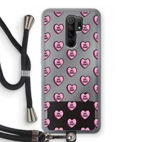 GIRL POWER: Xiaomi Redmi 9 Transparant Hoesje met koord