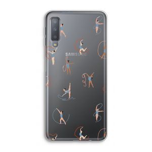 Dancing #3: Samsung Galaxy A7 (2018) Transparant Hoesje