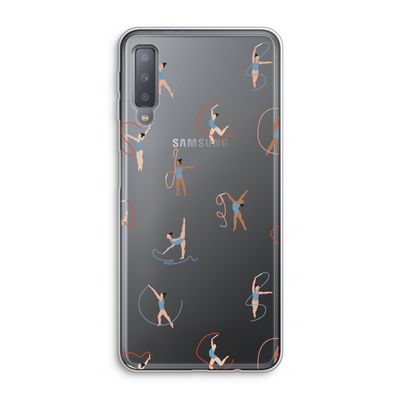 Dancing #3: Samsung Galaxy A7 (2018) Transparant Hoesje