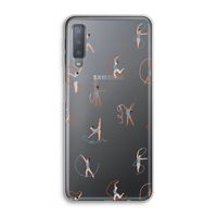 Dancing #3: Samsung Galaxy A7 (2018) Transparant Hoesje
