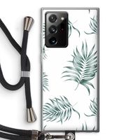 Simple leaves: Samsung Galaxy Note 20 Ultra / Note 20 Ultra 5G Transparant Hoesje met koord