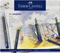 Kleurpotloden Faber-Castell Goldfaber blik ÃƒÆ' 24 stuks assorti