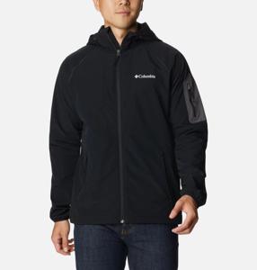 Columbia Tall Heights Hooded Jas Heren Softshell Black L