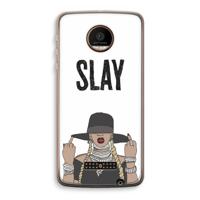 Slay All Day: Motorola Moto Z Force Transparant Hoesje - thumbnail