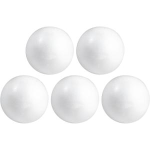 Piepschuim bollen/ballen - 50x - D10 cm - wit - styropor - hobby figuren