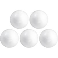 Piepschuim bollen/ballen - 50x - D10 cm - wit - styropor - hobby figuren Piepschuim bollen/ballen - 50x - D10 cm - wit - styropor - hobby figuren
